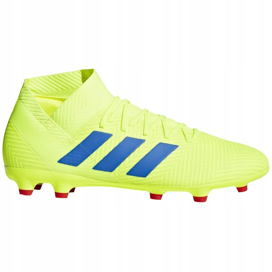 Buty piłkarskie adidas Nemeziz 18.3 FG żółto niebi