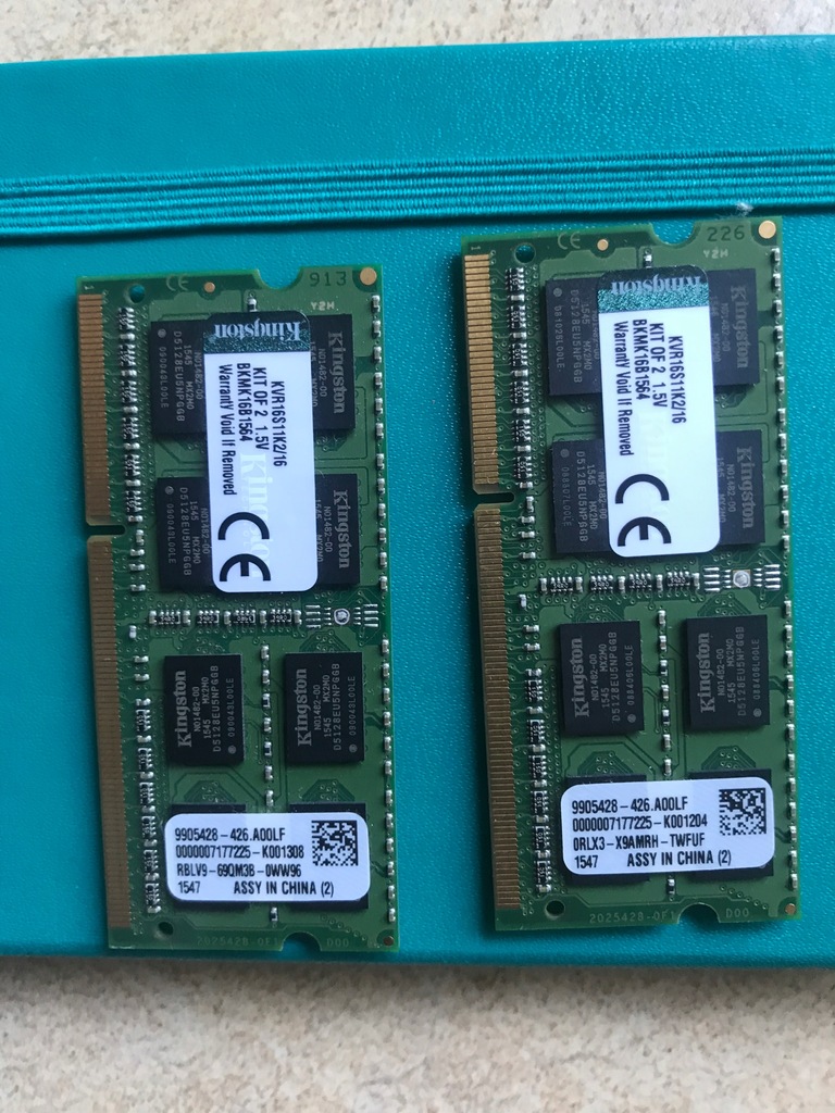 Kingston DDR3 16GB KVR16S11K2/16