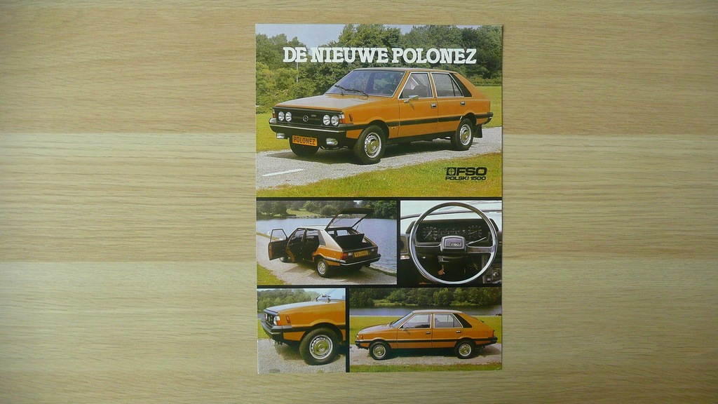 Prospekt FSO Polonez 1500 Belgia 1979