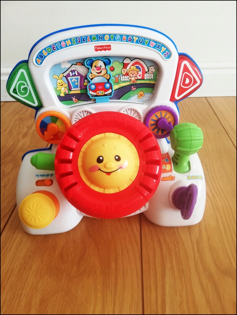 Fisher Price KIEROWNICA DWUJĘZYCZNA francuski/ang