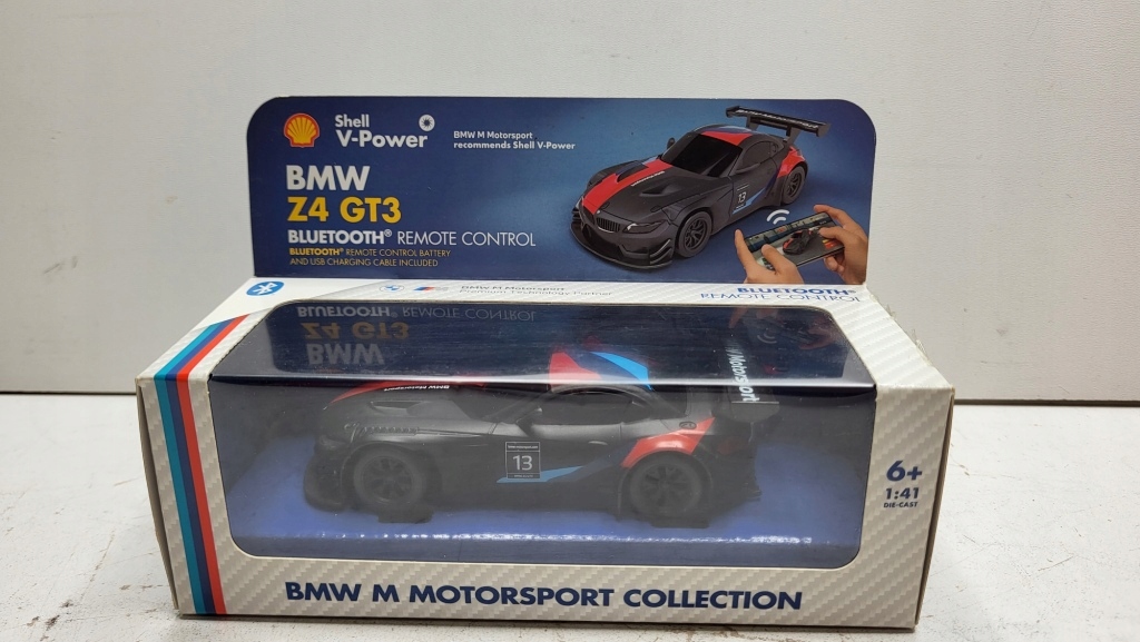 NOWY MODEL SAMOCHÓD BMW Z4 GT3 SHELL STEROWANE RC CONTROL BLUETOOTH GWR