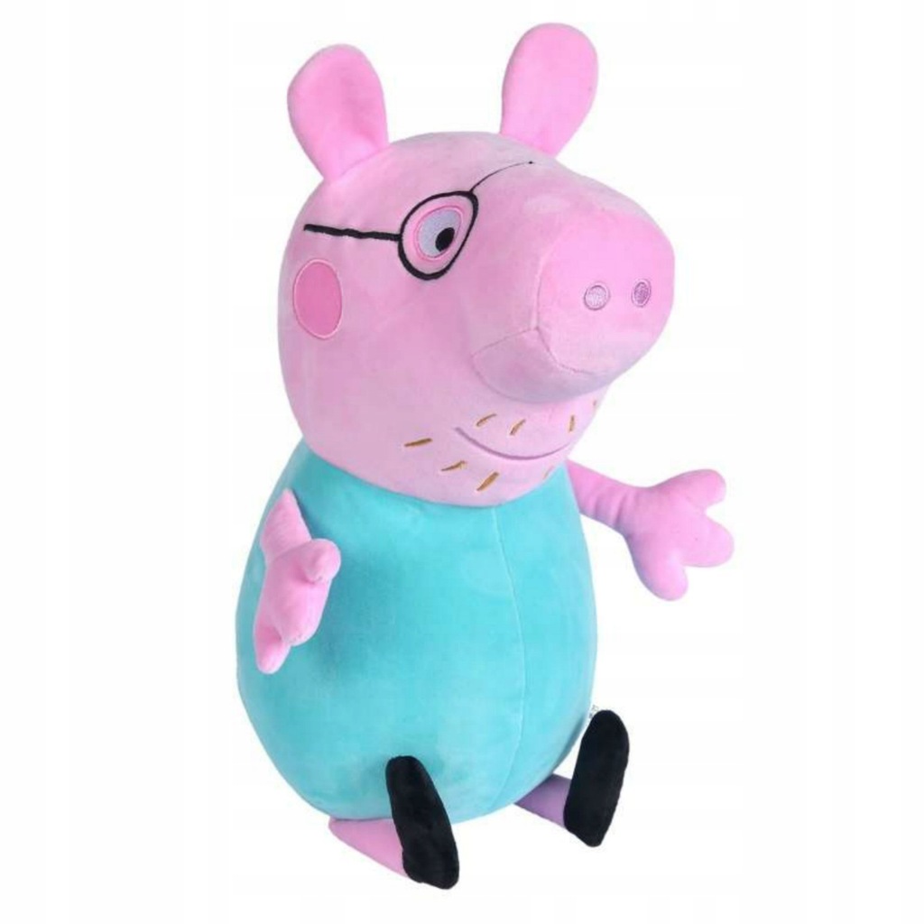 PEPPA MASKOTKA TATA ŚWINKA PLUSZ PRZYTULANKA 37 CM