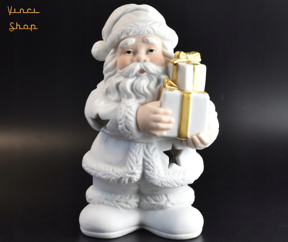 Rosenthal mikołaj z prezentami figurka lampka świecznik studio-haus