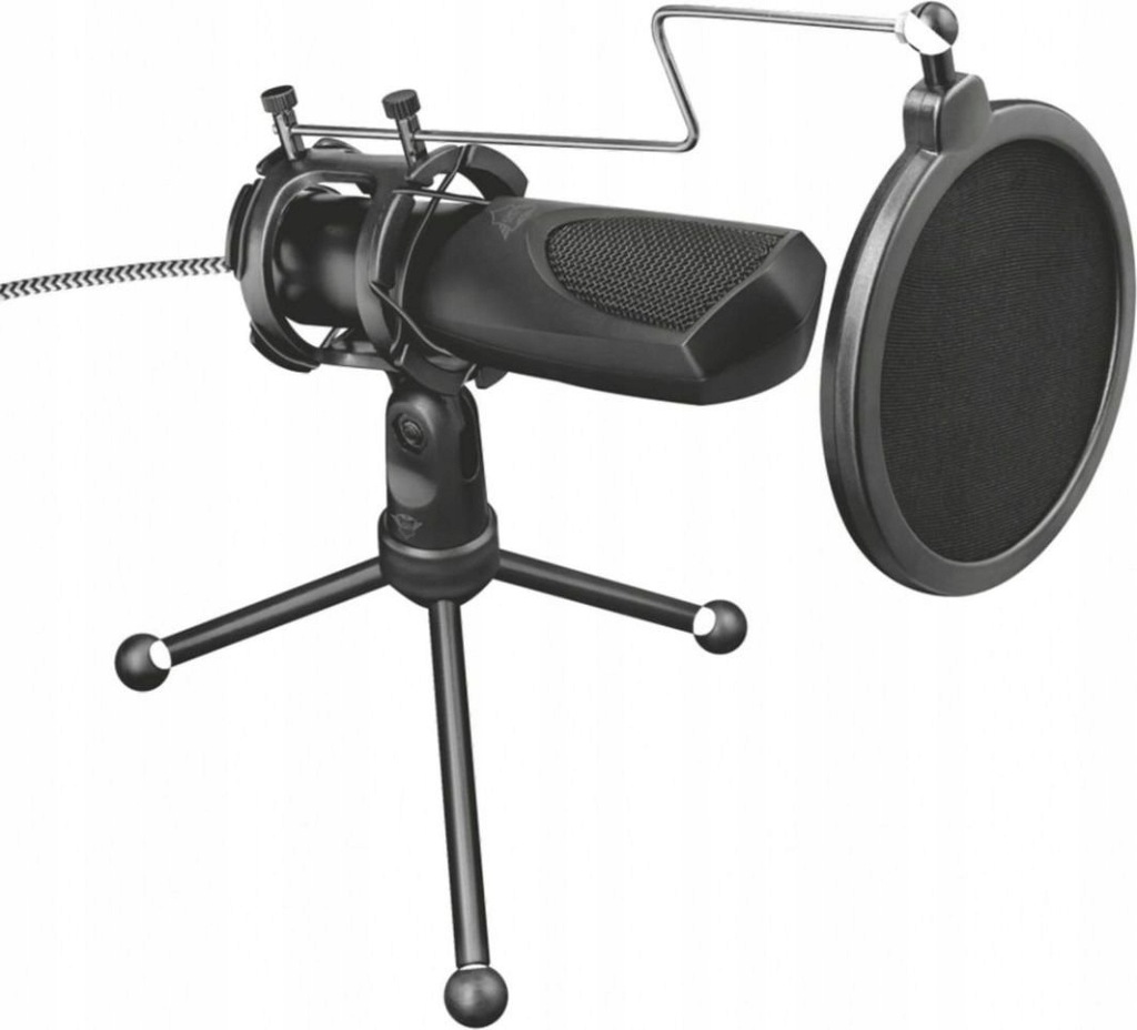 Mikrofon TRUST GXT 232 MANTIS ze statywem, filtr