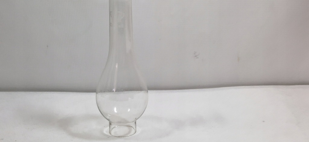 #46 CRISTAL 5'' STARY KLOSZ KOMINEK DO LAMPY WYS.19CM ŚR.39MM