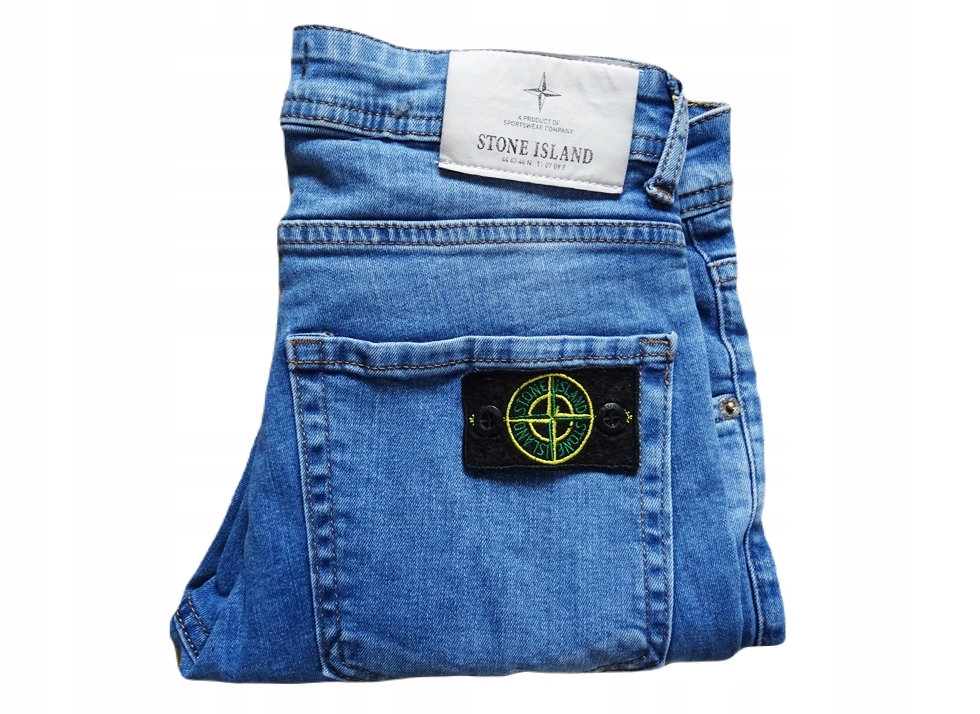 STONE ISLAND SUPER JEANSY LOGO r. 30 - 12365310143