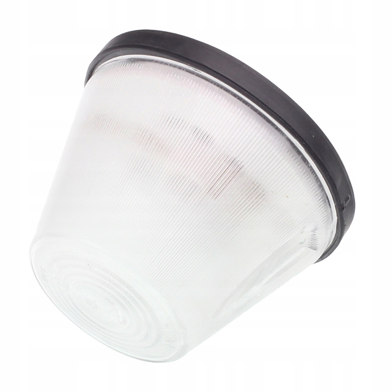 LAMPA OBRYSOWA BIAŁA WYSOKA PRZYCZEPA, FI 92MM, H=70MM