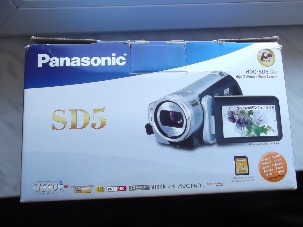 Kamera Panasonic HDC- SD5