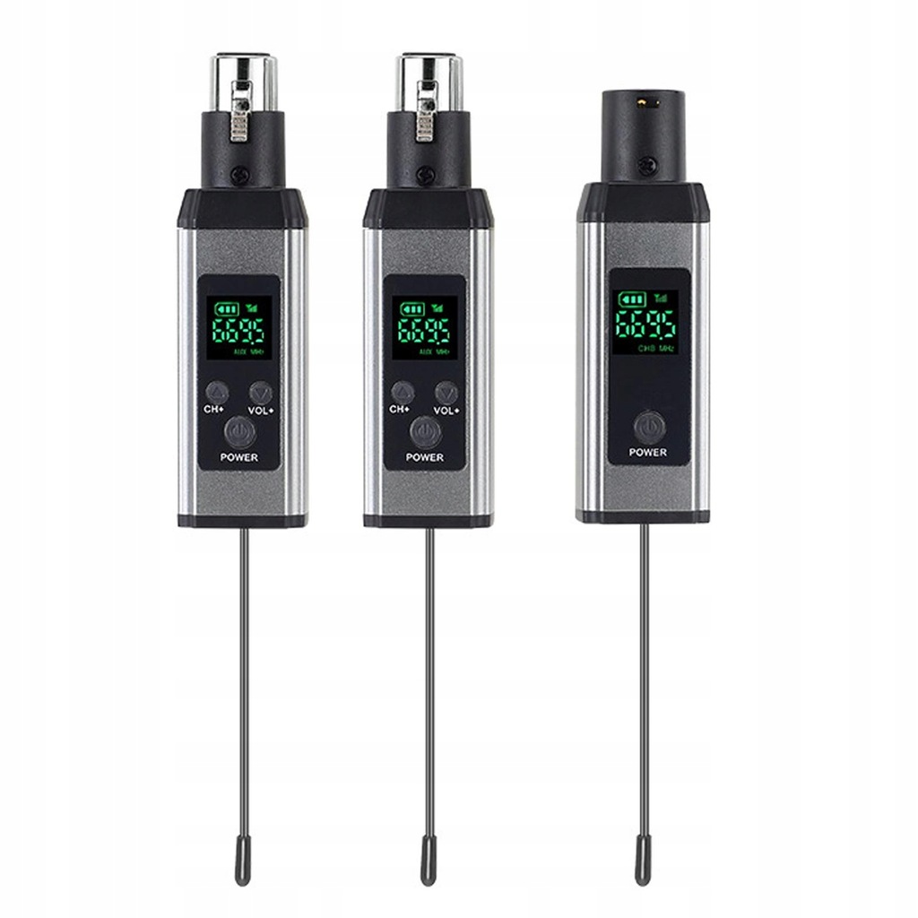 Transmitter and Receiver Microphone Converter Multipurpose Metal Receiver B