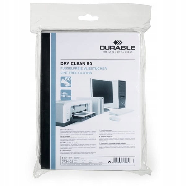 CHUSTECZKI BEZPYŁOWE CZYSZCZĄCE DURABLE 50SZT.