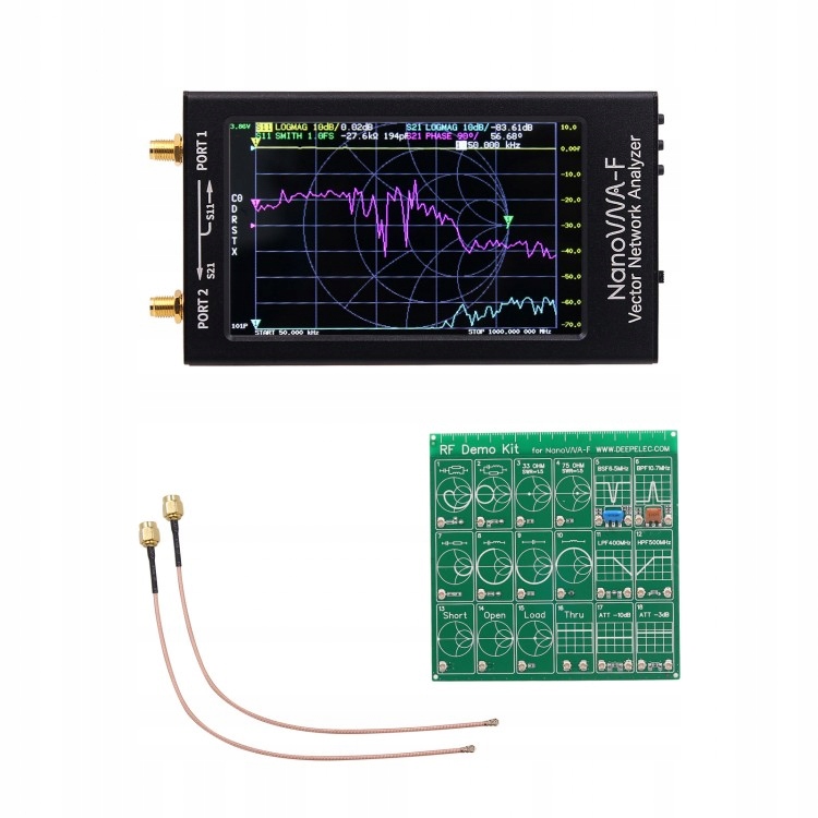 Купить Антенный анализатор NanoVNA F +RF DEMO 0,5–1500 МГц: отзывы, фото, характеристики в интерне-магазине Aredi.ru