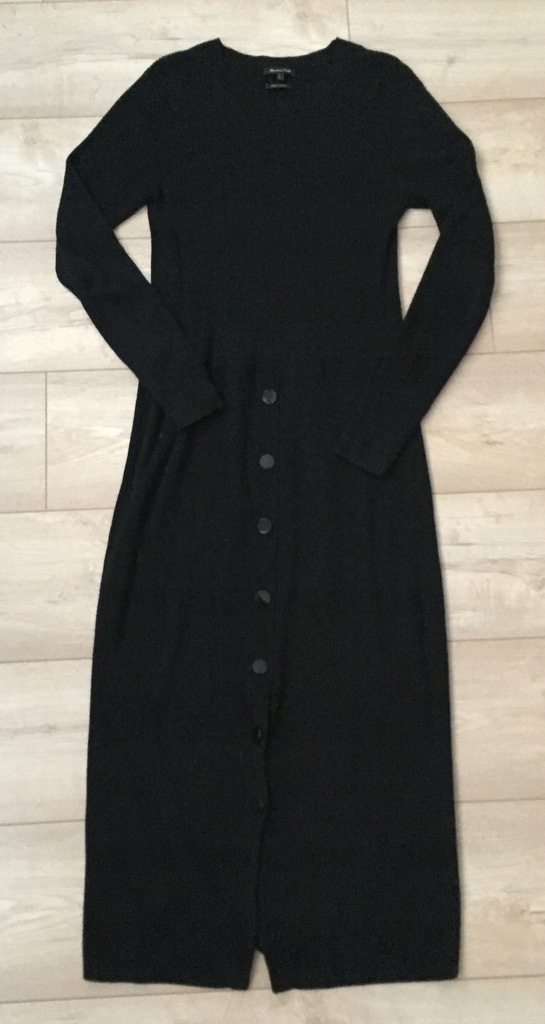 Sukienka Massimo Dutti sweterkowa + H&M szara