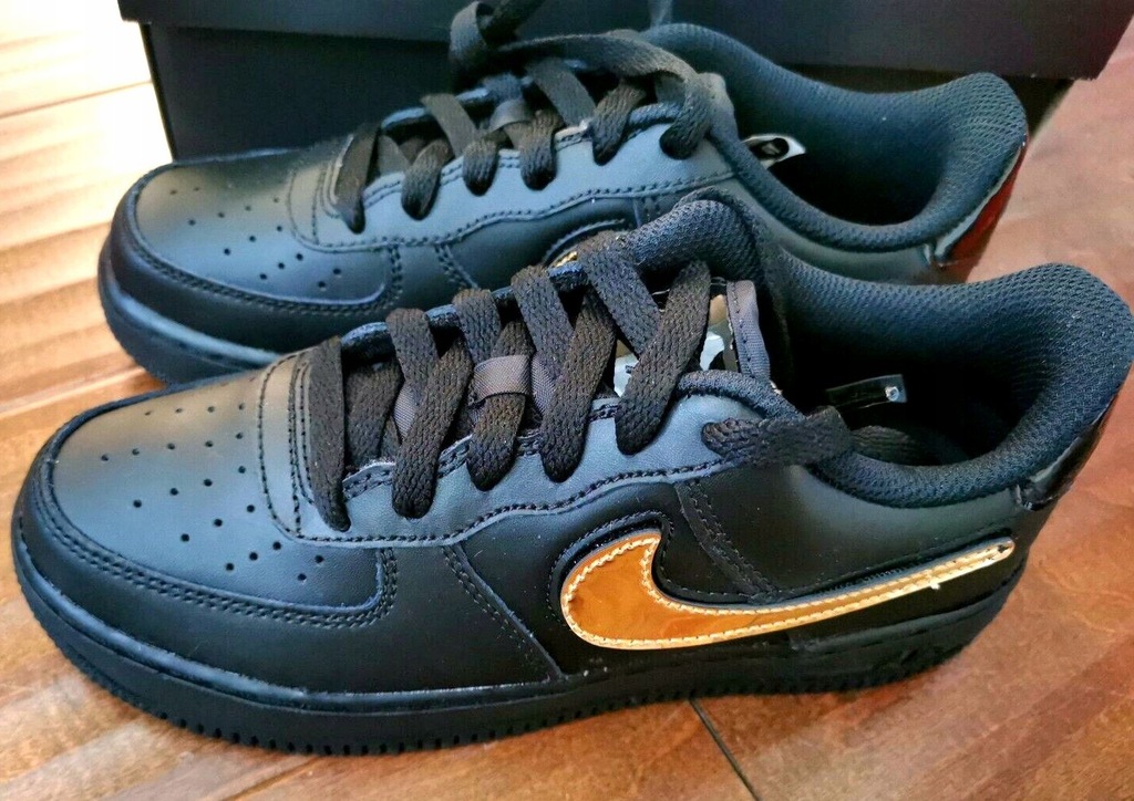 NIKE AIR FORCE 1 LV8 RZEPY CZARNE 37.5 AR7446-001