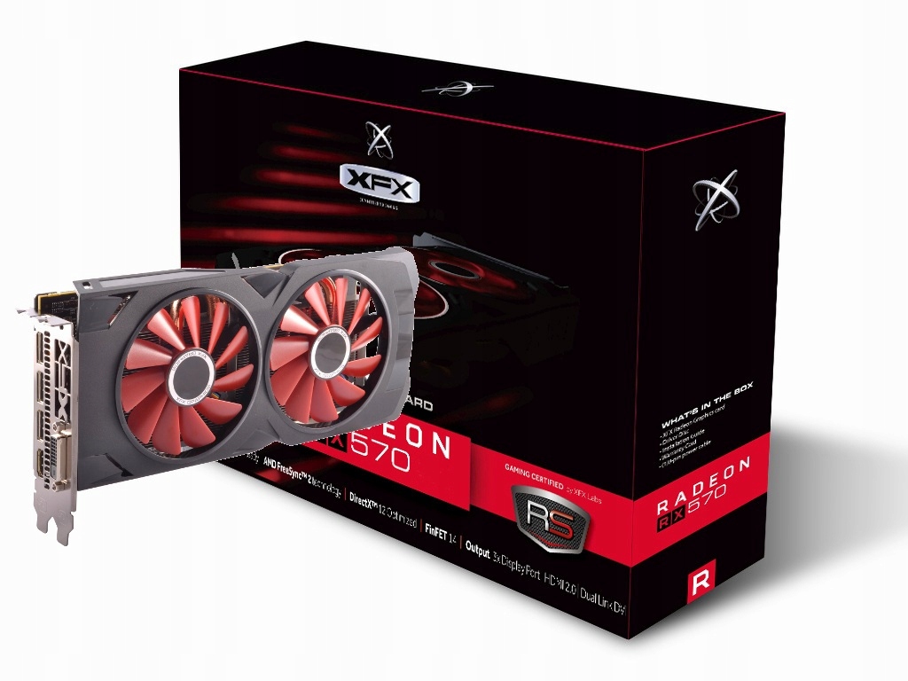 Купить XFX Radeon 570 RS Edition 8 ГБ 256b DVI HDMI 3xDP: отзывы, фото, характеристики в интерне-магазине Aredi.ru