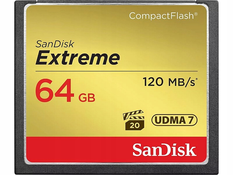 Karta pamięci SanDisk Extreme 64GB CF UDMA7 VPG20