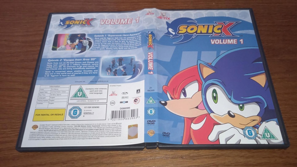 Sonic X Volume 1 Oficjalne Archiwum Allegro