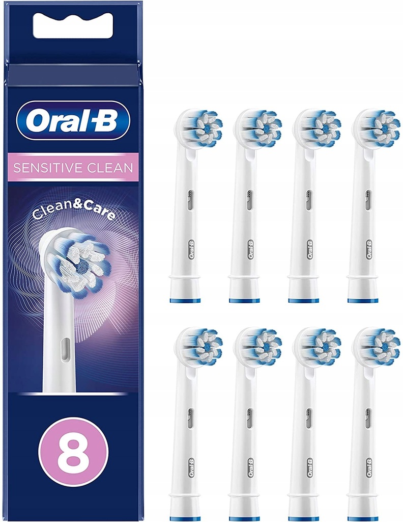 Oral-B Sensitive Clean końcówka szczoteczki 8 szt