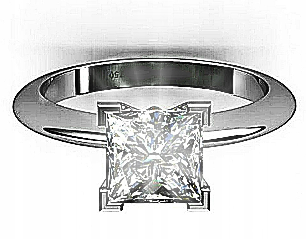 SLICZNY DIAMENT 1,78 HTPH SZLIF PRINCESSA