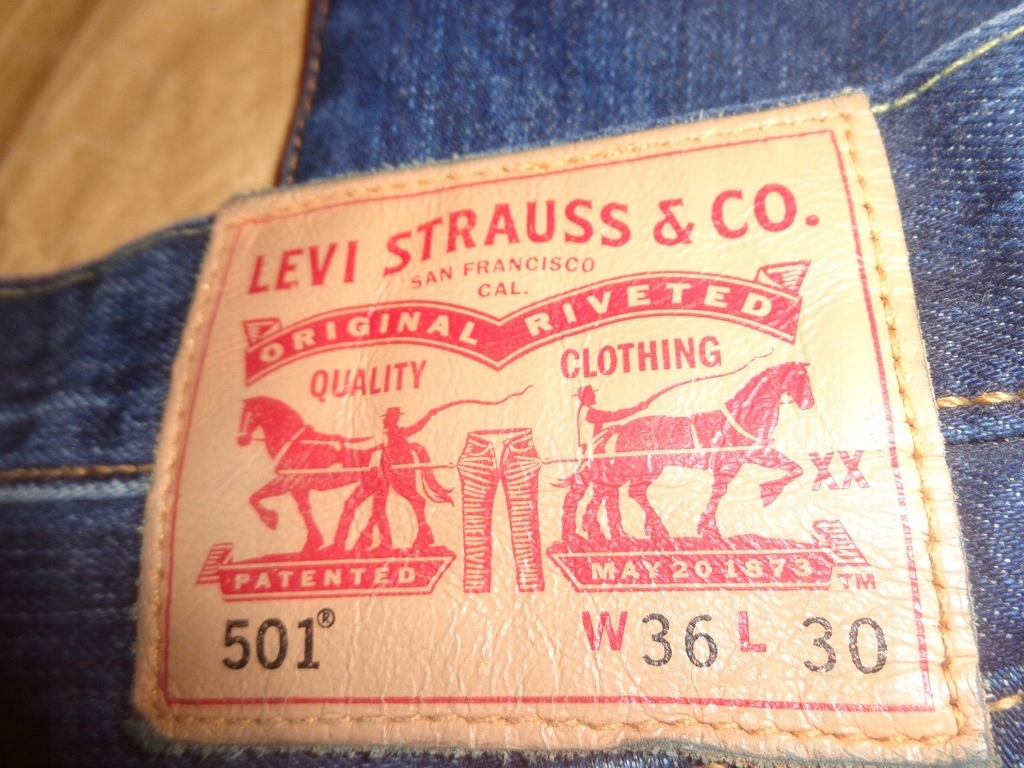 LEVIS 501 CLASSIC VINTAGE JEANS MEN .Rozmiar 36*34