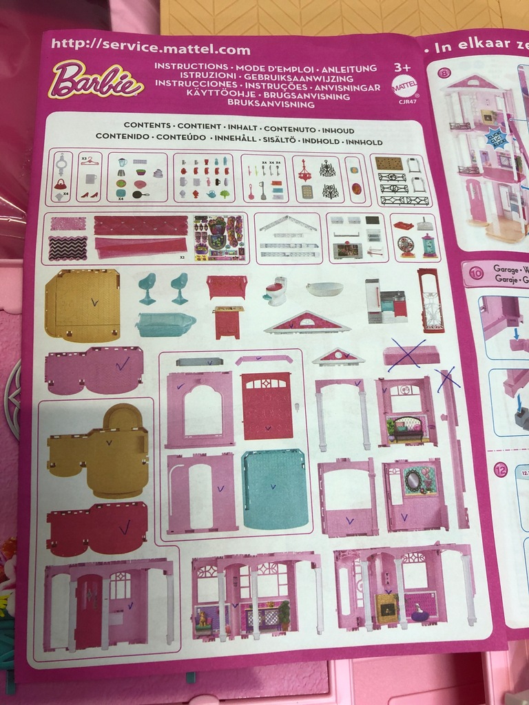 Barbie Dream Domek dla lalek House 115 CM 9967815336 oficjalne