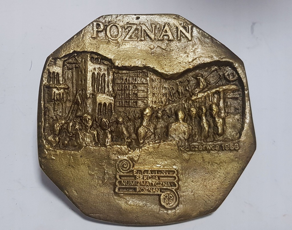 Medal PTAiN sekcja numizmatyczna Poznań. Stasińska