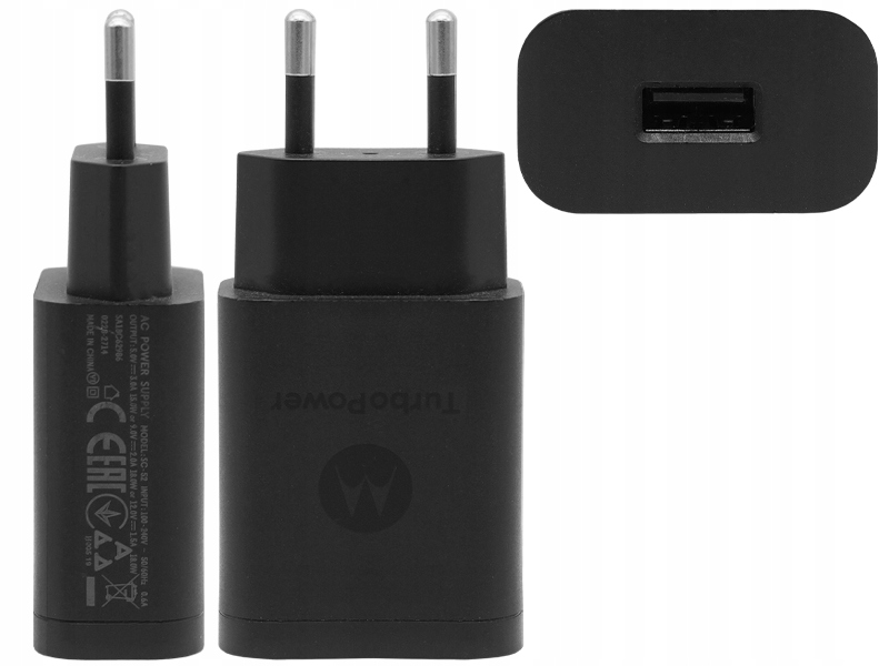 ORYGINALNA ŁADOWARKA SIECIOWA USB MOTOROLA TURBOPOWER SC-52 QC 3.0 18W