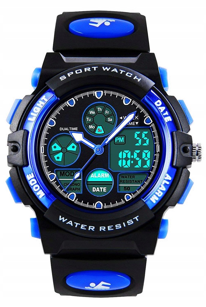 Zegarek VDSOW BLUE CHRONO chłopiec outdoor sport