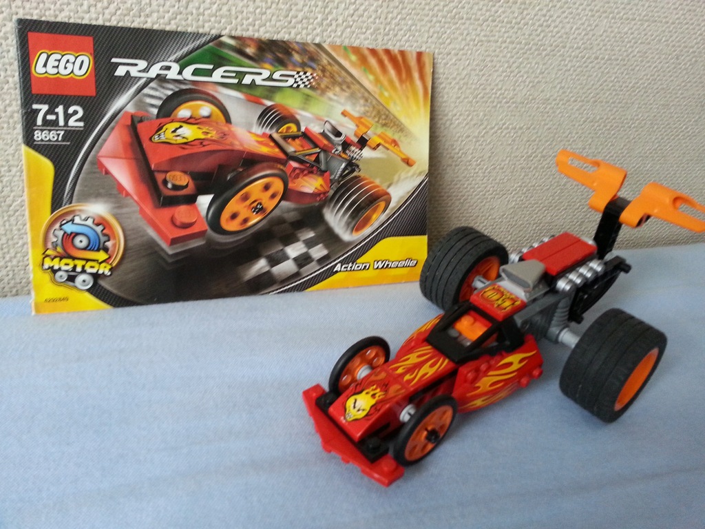 LEGO Racers 8667 Action Wheelie kompletny 2006r