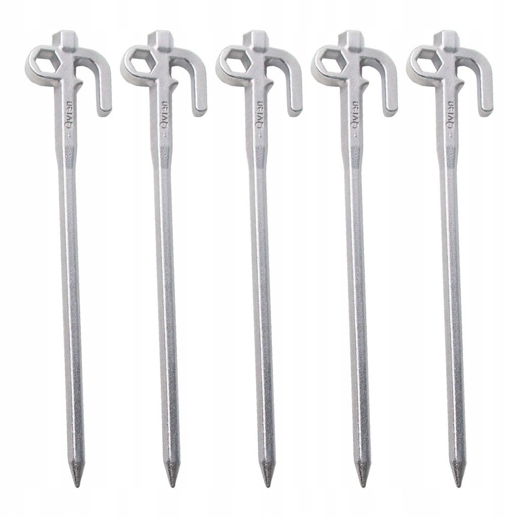 5Pcs Camping Tent Nail Inflexible Anchors 20cm