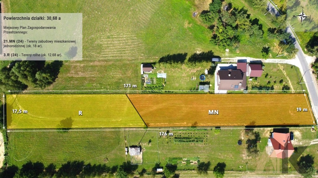 Działka, Nowy Sącz, 3068 m²