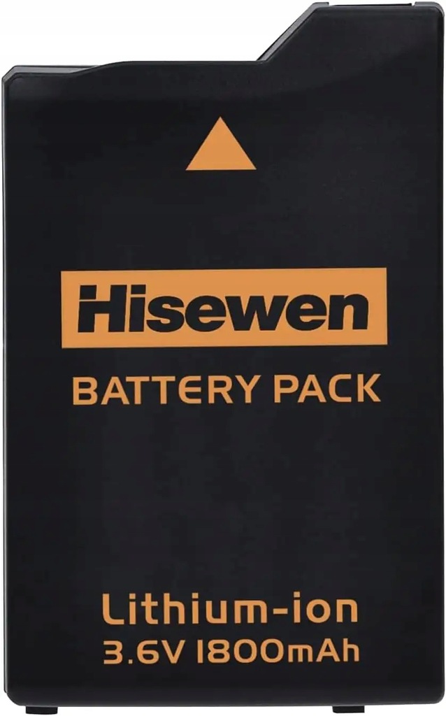 Hisewen 1800 mAh 3,6 V akumulator litowo-jonowy kompatybilny z Sony PSP 100