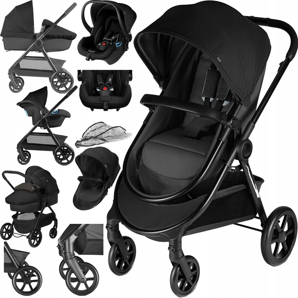 CYBEX ONIDA + SHIMA WÓZEK 2W1 + FOTELIK 4* ADAC
