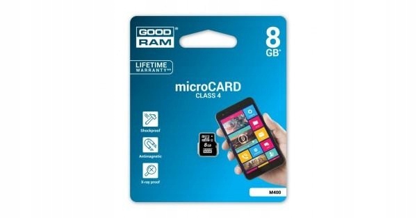 KARTA PAMIĘCI GOODRAM MICROSDHC 8GB CLASS4