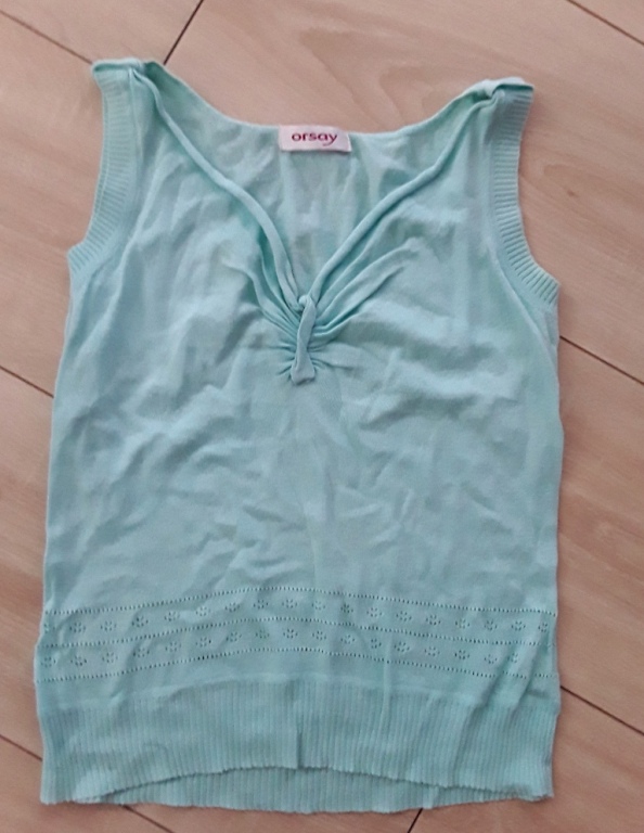 Top Orsay 34/Xs  pastelowy turkus