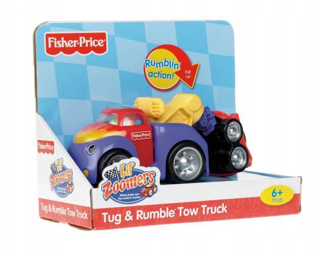 FISHER PRICE WARKOCZĄCE HOLOWNIKI AUTO V6992