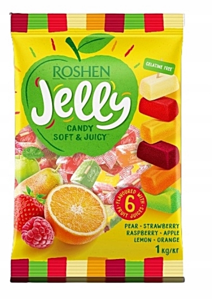 Cukierki galaretki owocowe Roshen Jelly 1 kg