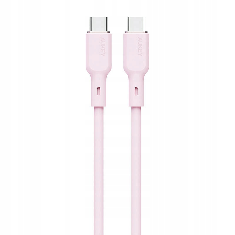 Kabel USB-C do USB-C Aukey CB-SCC102, 100W, 1.8m (różowy)