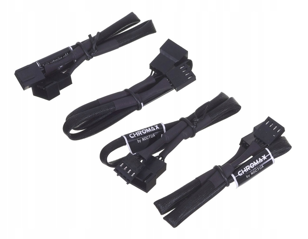 Kabel przedłużający do wentylatora NOCTUA NA-SEC1.black 4-Pin PWM 30cm 4 sz