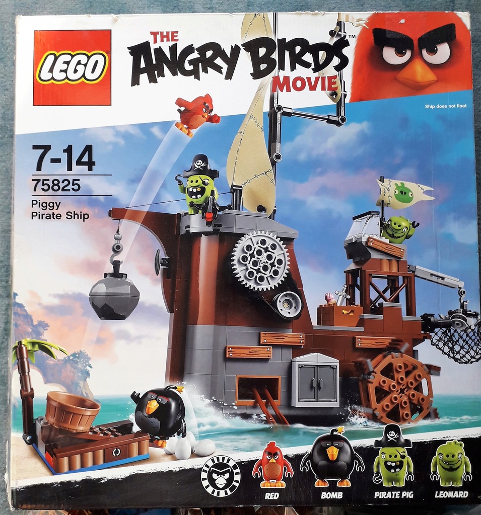 Lego Angry Birds 75825 Statek piracki świnek