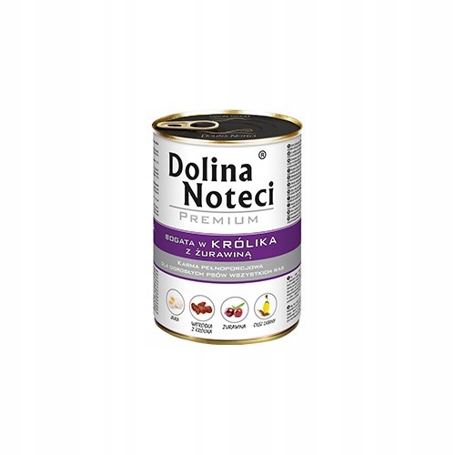 DOLINA NOTECI BOGATA W KRÓLIKA Z ŻURAWINA 400g