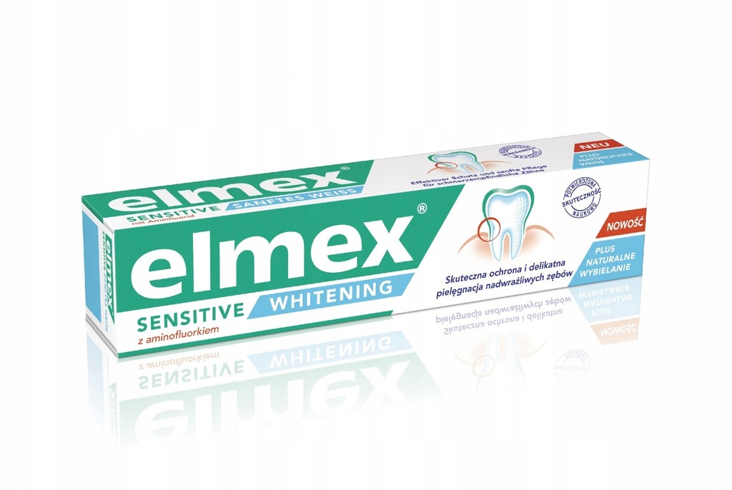 Elmex Sensitive Whitening Pasta do zębów wybielają