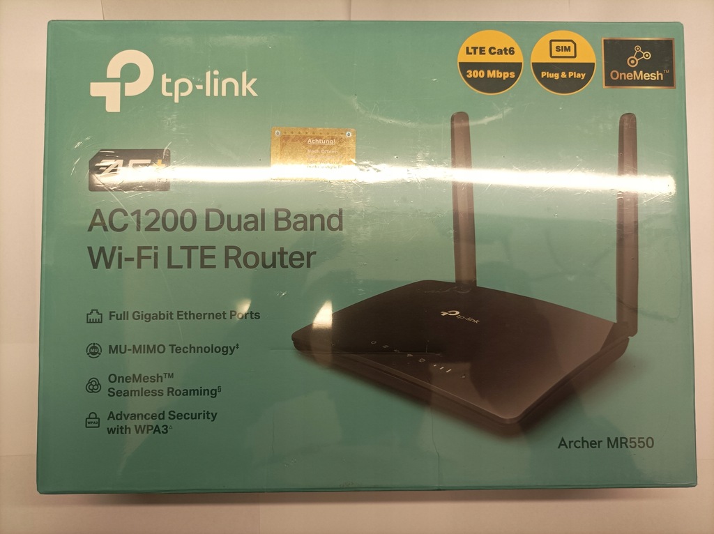 Router Wi-Fi LTE TP LINK Archer MR550 AC1200