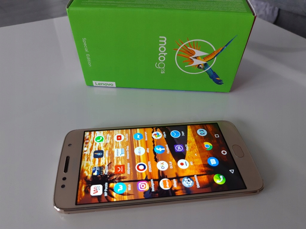 Motorola Moto G5S gold idealna zestaw ..