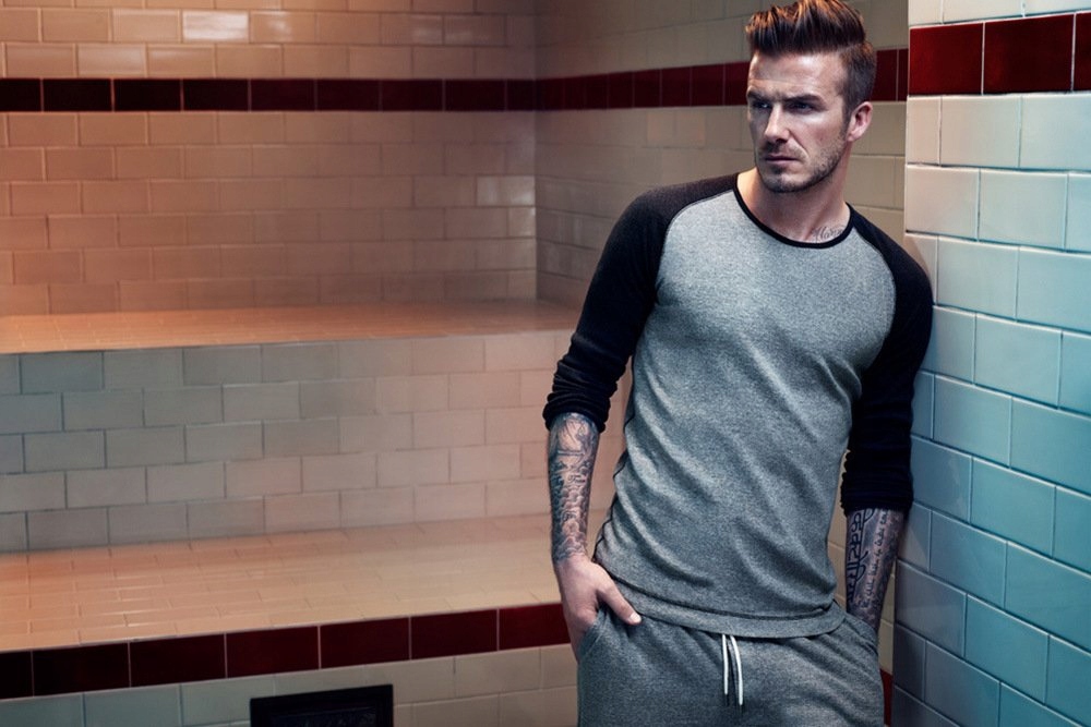 Bluzka T-shirt długi rękaw David Beckham Hugo Boss