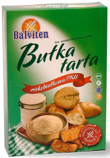 BUŁKA TARTA niskobiałkowa PKU 500g BALVITEN