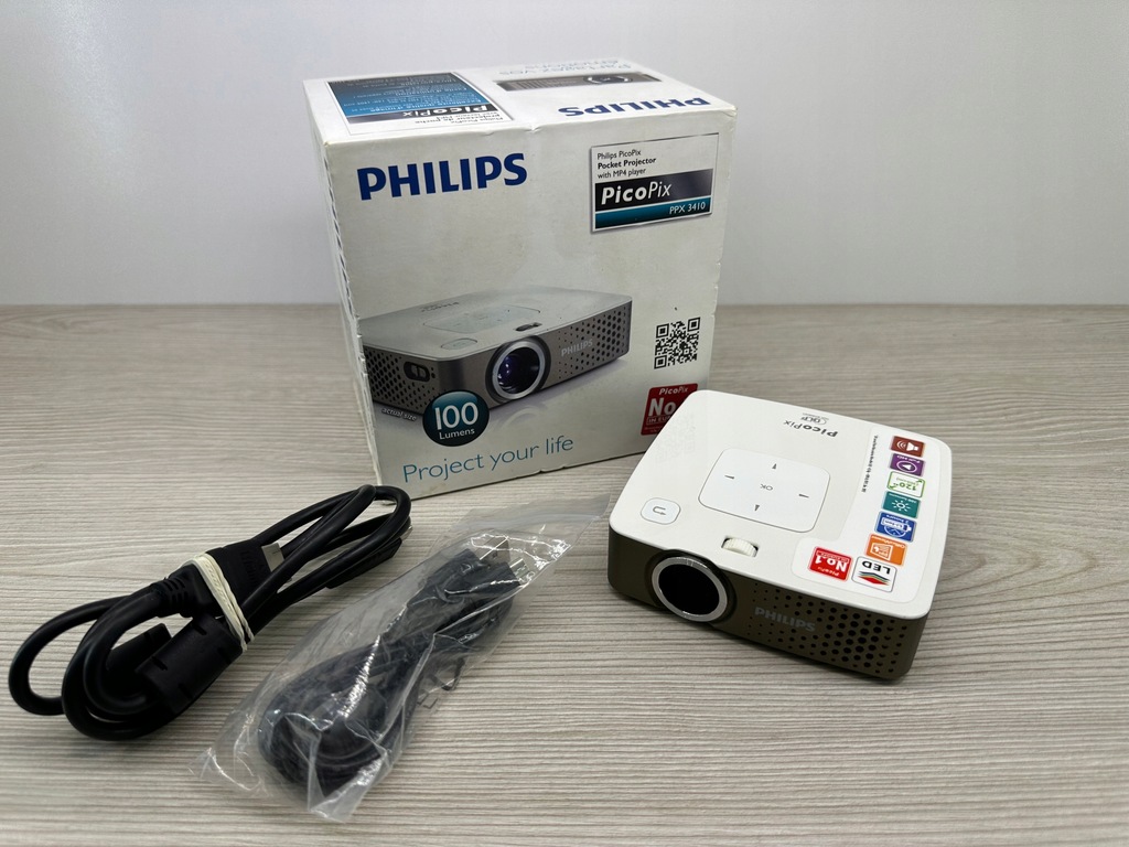 Projektor Philips Picopix 3410 komplet!