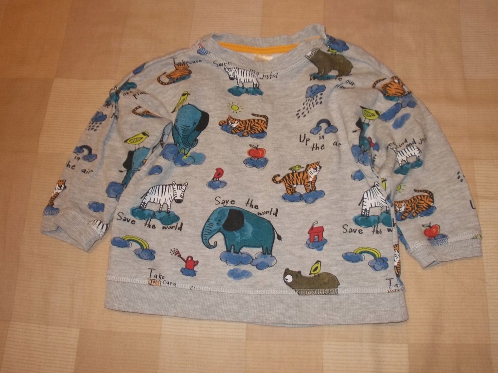 #BLUZA DLA CHŁOPCA - 9-12m -H&M - WYPRZEDAŻ