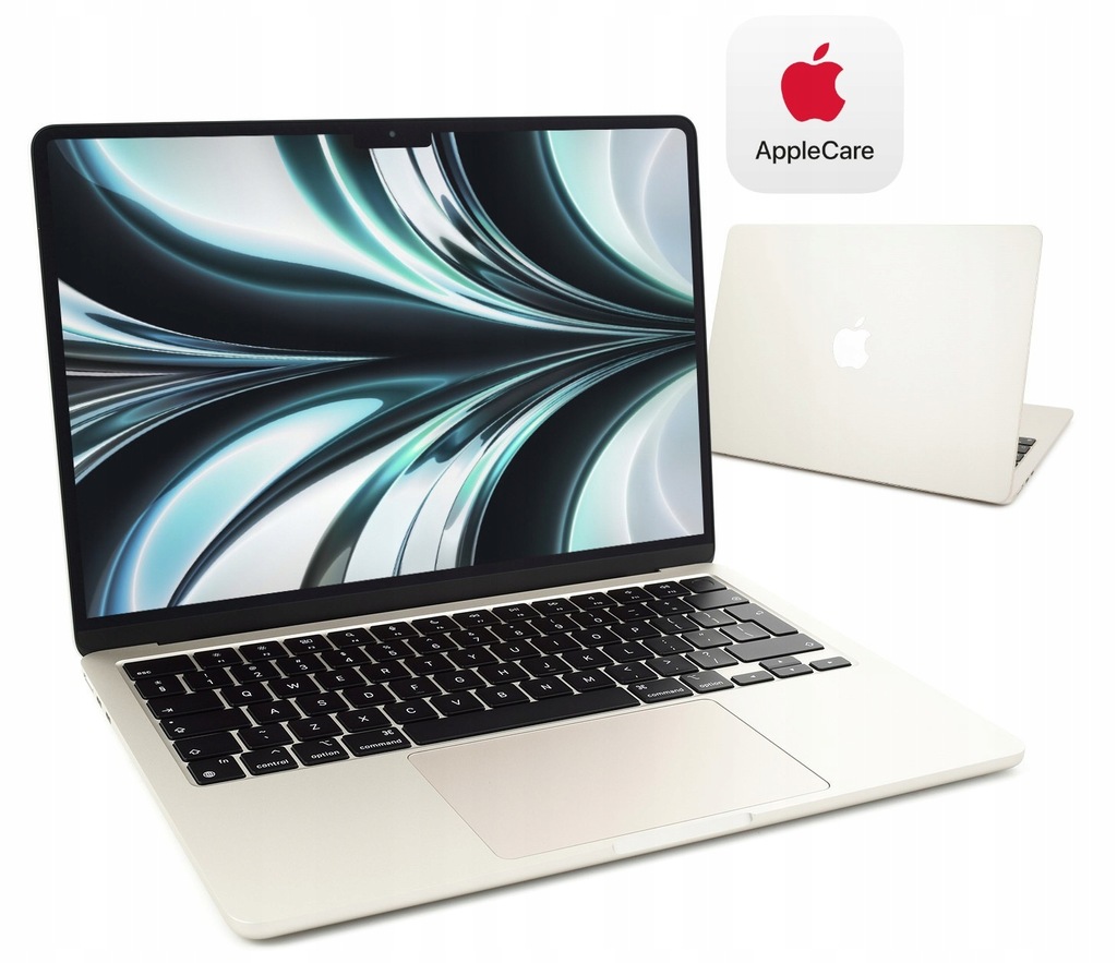 Apple MacBook Air 13.6 M2 8GB 256GB Księżycowa 36mies. AppleCare MLY13ZE/A