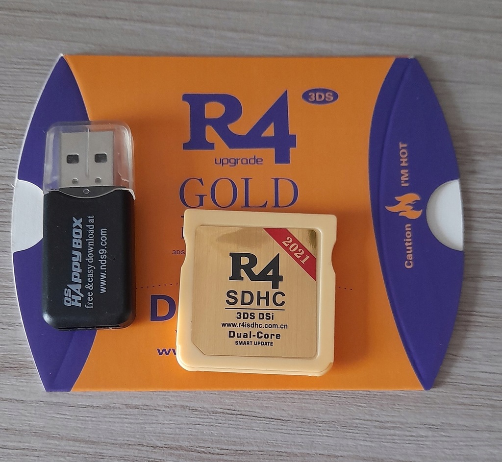 R4i GOLD NEW 2021 NAGRYWARKA DO 2DS DSi 3DS + 8GB