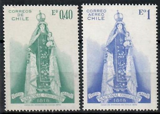 Chile,M 736-37, madonna